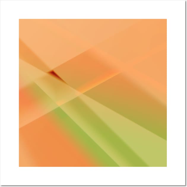 orange green gradient Wall Art by Artistic_st